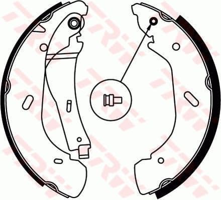 Brake Shoe Set GS8690 - image 2