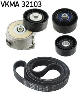 V-ribbed Belt Set VKMA 32103 - image 2