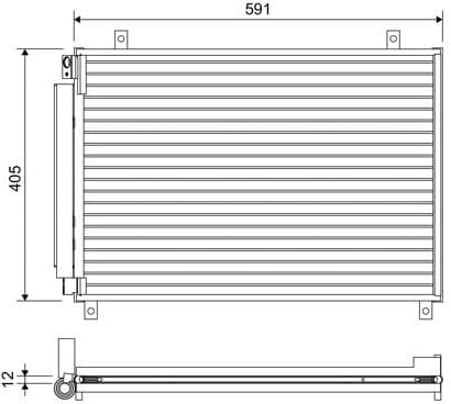 Condenser, air conditioning 822656