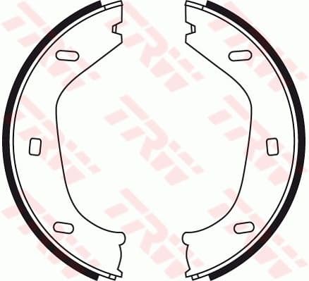 Brake Shoe Set, parking brake GS8219 - image 2