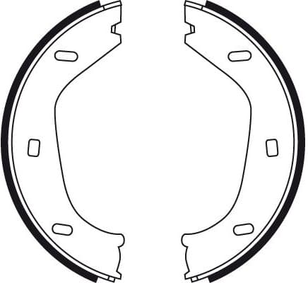 Brake Shoe Set, parking brake GS8219 - image 3