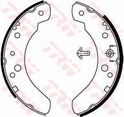Brake Shoe Set GS6224 - image 2
