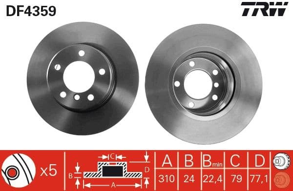 Brake Disc DF4359