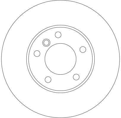 Brake disc, 1pcs FRONT, Top Quality DF4248S - image 4
