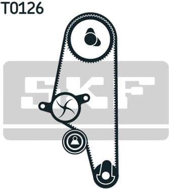 Water Pump & Timing Belt Kit VKMC 01106-1 - image 4