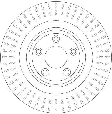 Brake disc, 1pcs REAR DF6295 - image 4