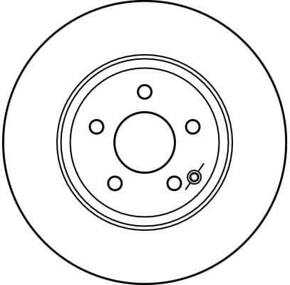 Brake Disc TRW SINGLE DF4149S - image 4