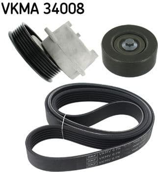 V-ribbed Belt Set VKMA 34008 - image 2