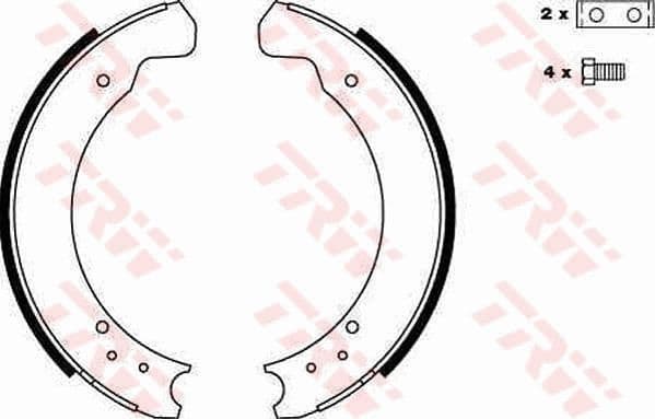 Brake Shoe Set GS6075 - image 2