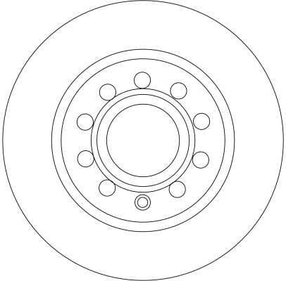 Brake discs kit rear, (2pcs), Top Quality DF4276 - image 4