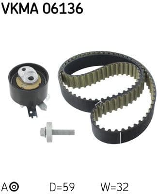 Timing belt kit VKMA06136