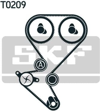 Water Pump & Timing Belt Kit VKMC 03258 - image 4