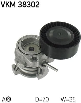 Belt Tensioner, V-ribbed belt VKM 38302 - image 2