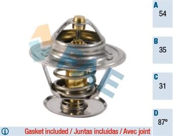 Thermostat, coolant 5307087