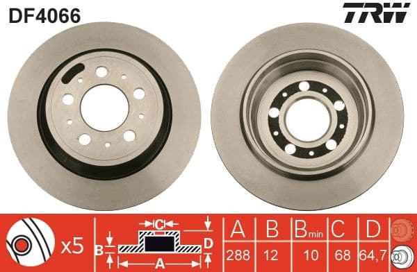 Brake Disc DF4066 - image 6