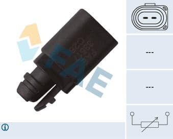Sensor, exterior temperature 33517