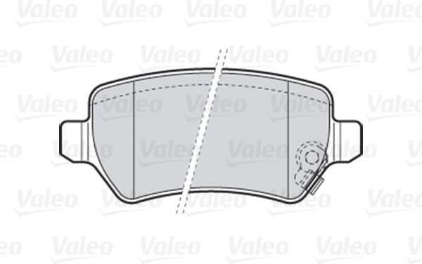 Brake Pad Set, disc brake ESSENTIAL 301584 - image 2