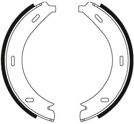 Brake Shoe Set, parking brake GS8688 - image 4