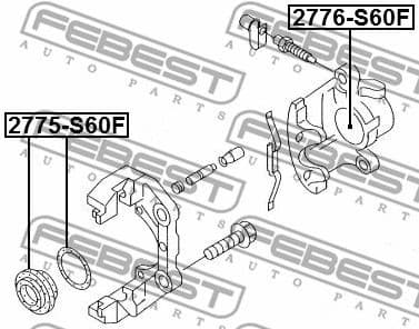 Repair Kit, brake caliper 2775-S60F - image 2