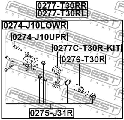Brake Caliper 0277-T30RL - image 2
