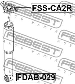 Bush, shock absorber FDAB-029 - image 2