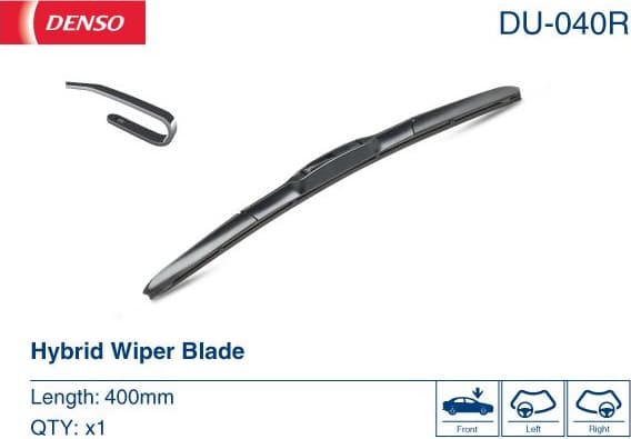 Wiper Blade Hybrid Wiper Blade DU-040R - image 2