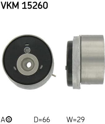 Tensioner Pulley, timing belt VKM 15260 - image 2