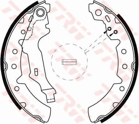 Brake Shoe Set GS8603 - image 2