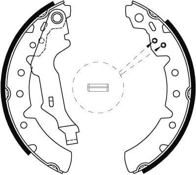 Brake Shoe Set GS8603 - image 3