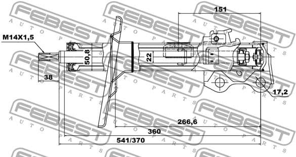 Shock Absorber 01660968FR - image 2