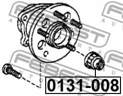 Nut, kingpin 0131-008 - image 2