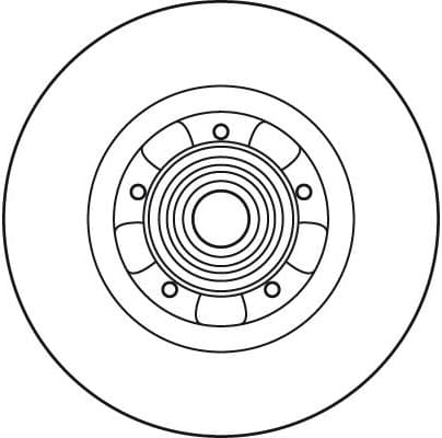 Brake Disc TRW SINGLE DF6043BS - image 4