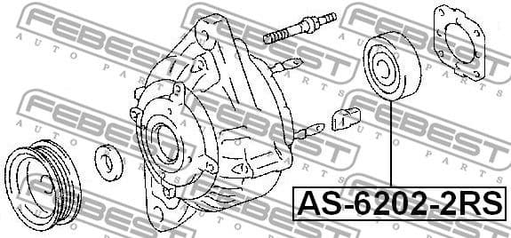 Bearing AS-6202-2RS - image 2