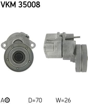 Tensioner belt VKM35008 - image 3