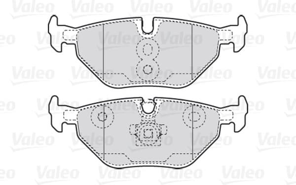 Brake Pad Set, disc brake ESSENTIAL 301753 - image 2