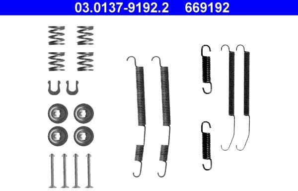 Accessory Kit, brake shoes 03.0137-9192.2