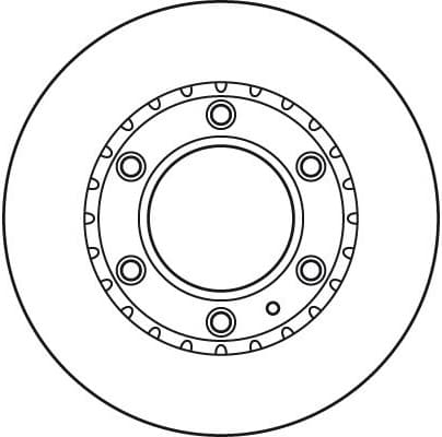 Brake Disc TRW SINGLE DF6034S - image 4