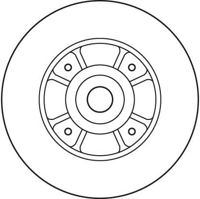 Brake Disc TRW SINGLE DF2706BS - image 4
