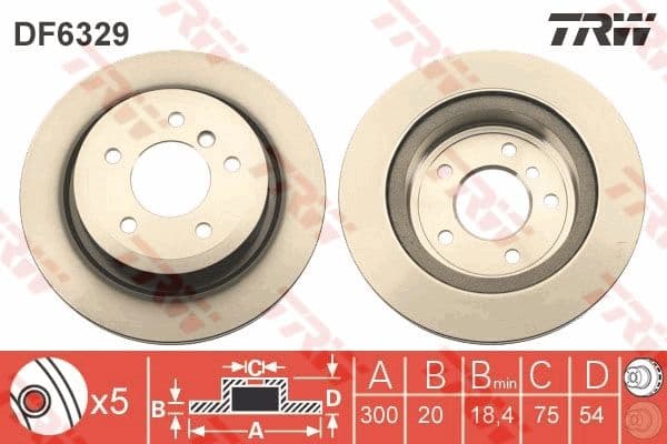 Brake Disc DF6329 - image 3
