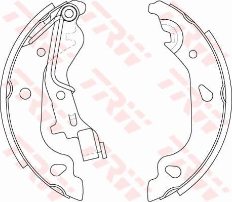 Brake Shoe Set GS8687 - image 2
