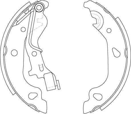 Brake Shoe Set GS8687 - image 3