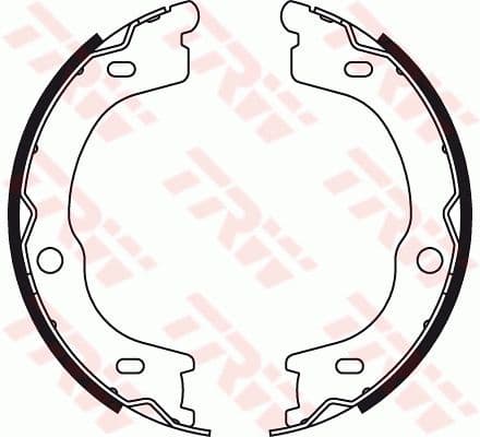 Brake Shoe Set, parking brake GS8784 - image 2