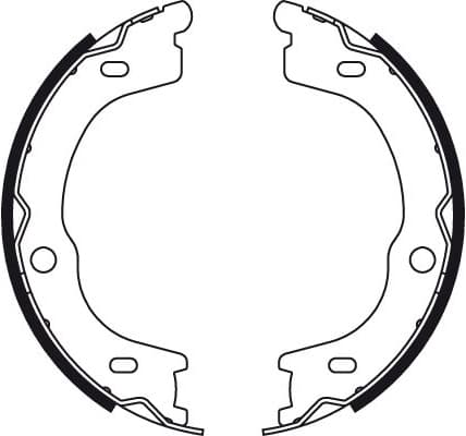 Brake Shoe Set, parking brake GS8784 - image 3