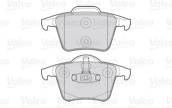 Brake Pad Set, disc brake ESSENTIAL 301829