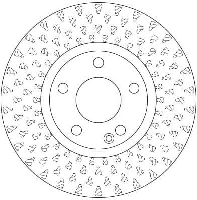 Brake discs kit front (2pcs), Top Quality DF6501 - image 3