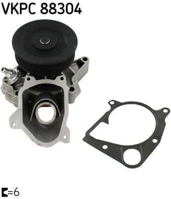 Water Pump, engine cooling VKPC 88304 - image 2