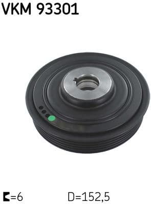 Belt Pulley, crankshaft VKM 93301 - image 2