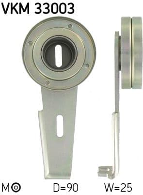 Tensioner belt VKM33003 - image 3