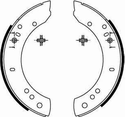 Brake Shoe Set GS6082 - image 3