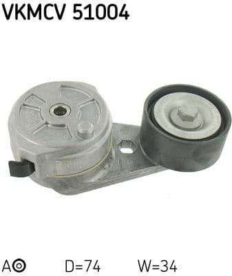 Belt Tensioner, V-ribbed belt VKMCV51004 - image 2